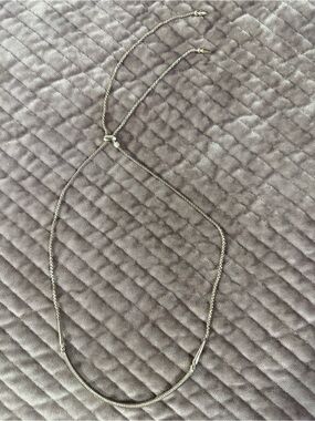 Kendra Scott Scottie Necklace Gold-Tone Adjustable Slider Necklace
